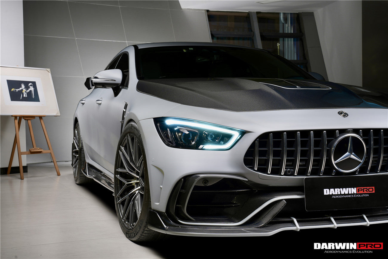2019 - 2024 Mercedes Benz AMG GT50 GT53 GT43 GT63 GT63S 4Door Coupe X290 IMP Performance Ver.2 Part Carbon Fiber Front Bumper