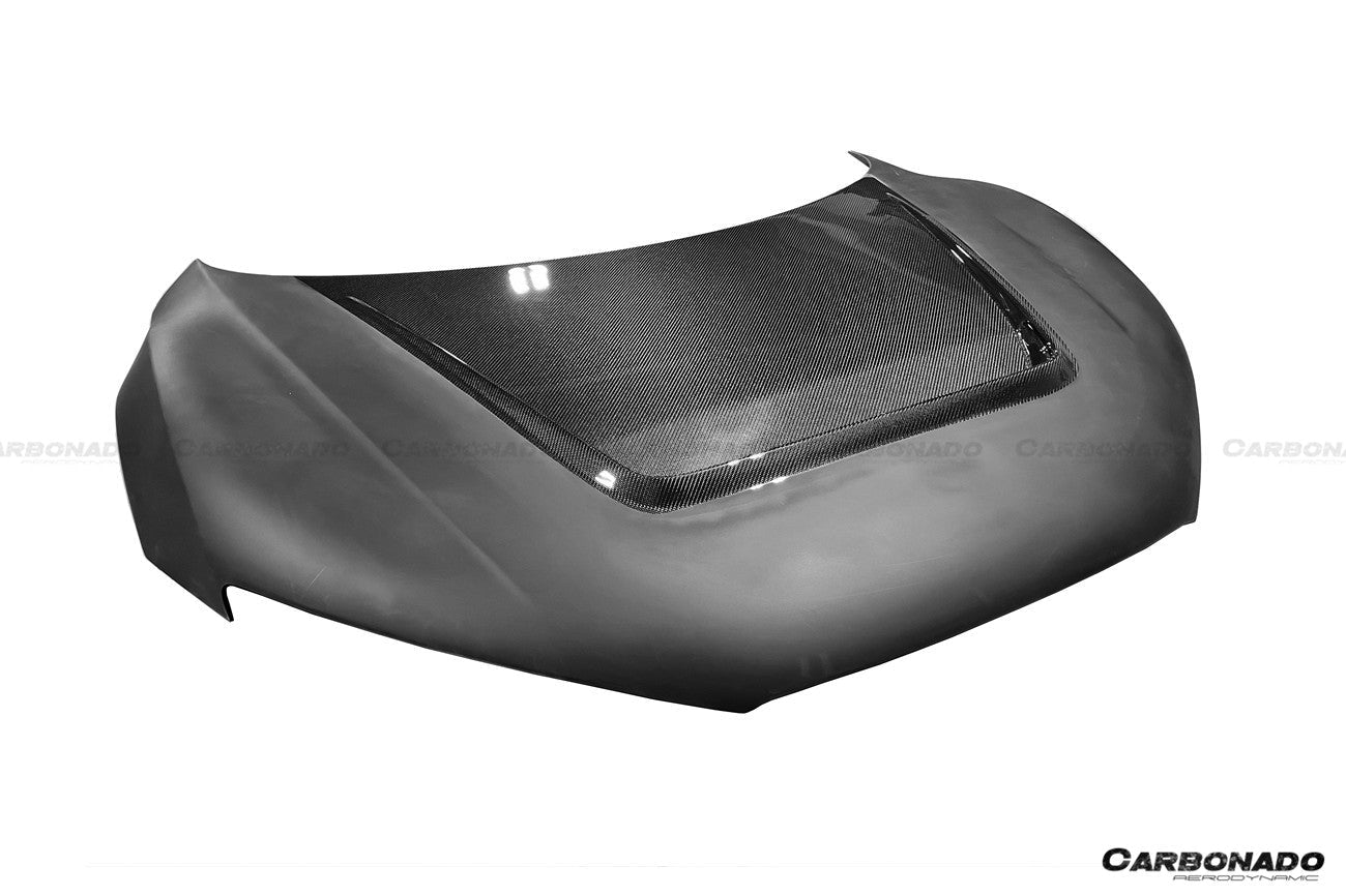 2006 - 2015 Audi R8 Coupe & Spyder P Style Carbon Fiber Hood