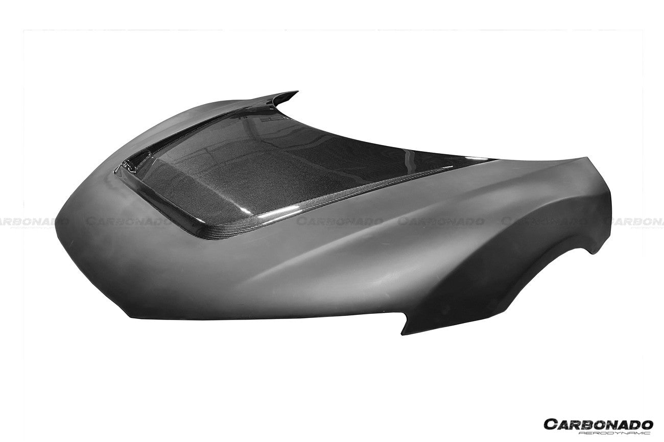 2006 - 2015 Audi R8 Coupe & Spyder P Style Carbon Fiber Hood