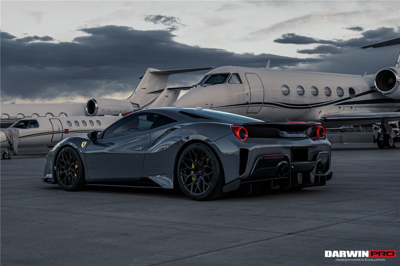 2015 - 2020 Ferrari 488 GTB & Spyder Pista Style Quarter Panel Side Scoops