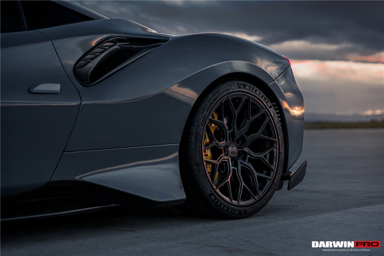 2015 - 2020 Ferrari 488 GTB & Spyder Pista Style Quarter Panel Side Scoops