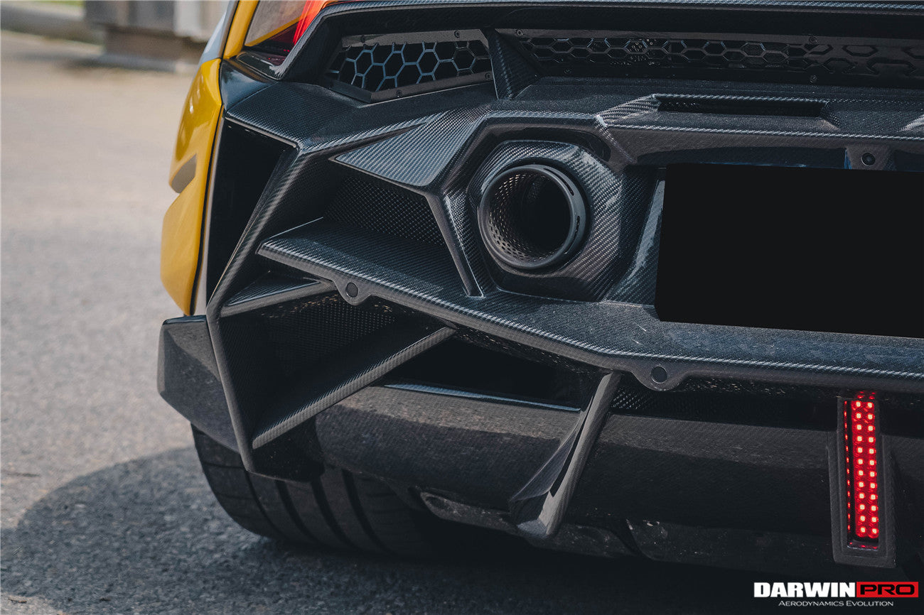 2019 - 2025 Lamborghini Huracan EVO & Tecnica BKSSII Style Rear Bumper