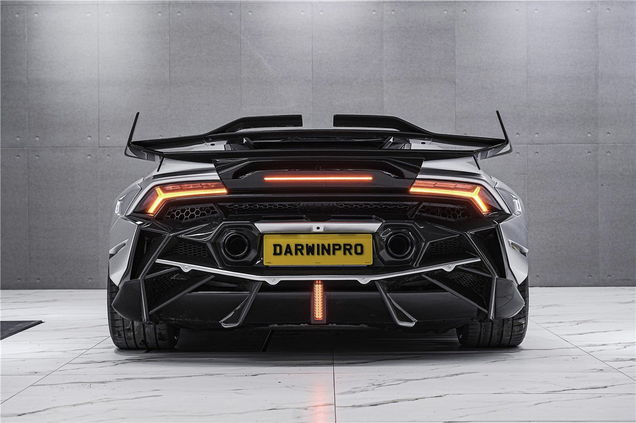 DarwinPRO 2015-2019 Lamborghini Huracan LP610 & LP580 BKSSII Style Rear Bumper - DarwinPRO Aerodynamics