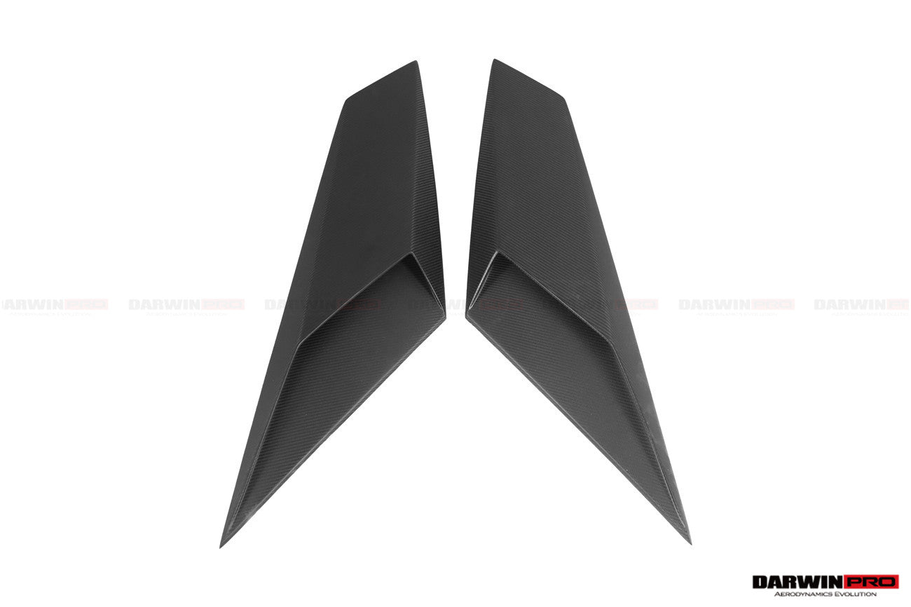 2011 - 2016 Lamborghini Aventador LP700 Coupe & Roadster BKSS Style Carbon Fiber Rear Side Scoops
