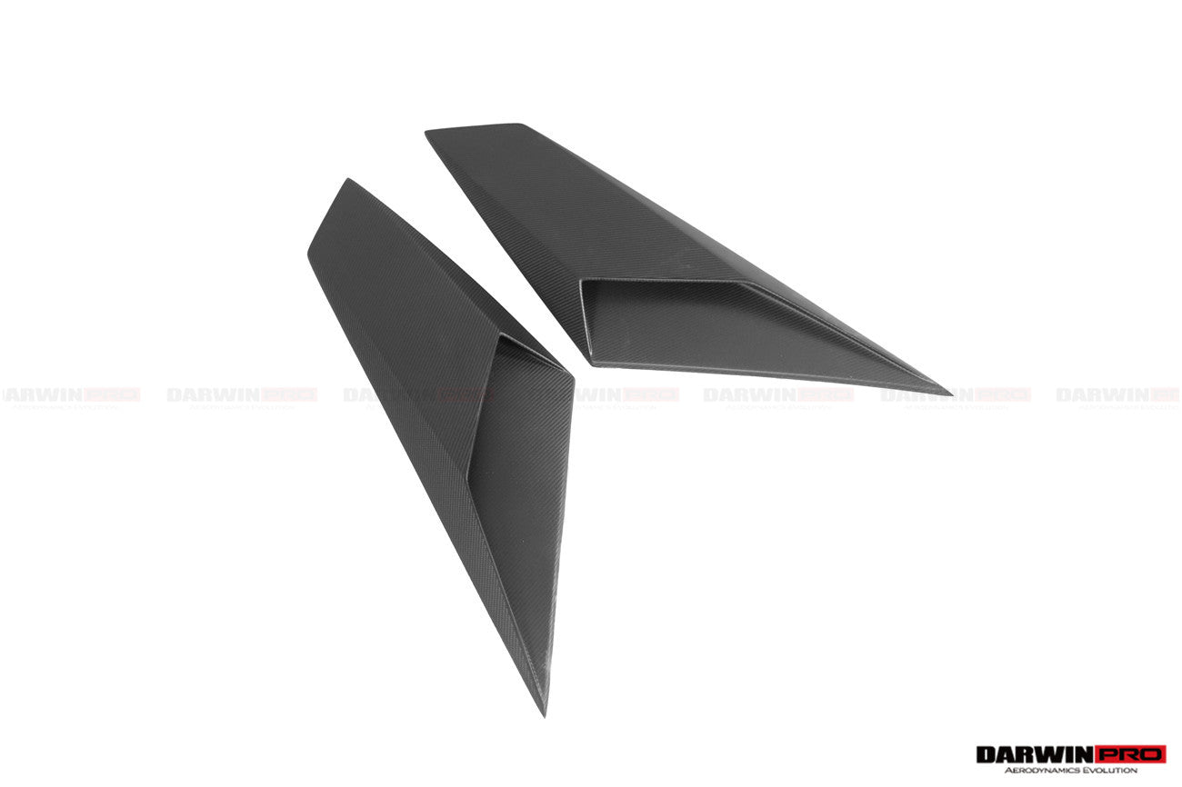 2011 - 2016 Lamborghini Aventador LP700 Coupe & Roadster BKSS Style Carbon Fiber Rear Side Scoops