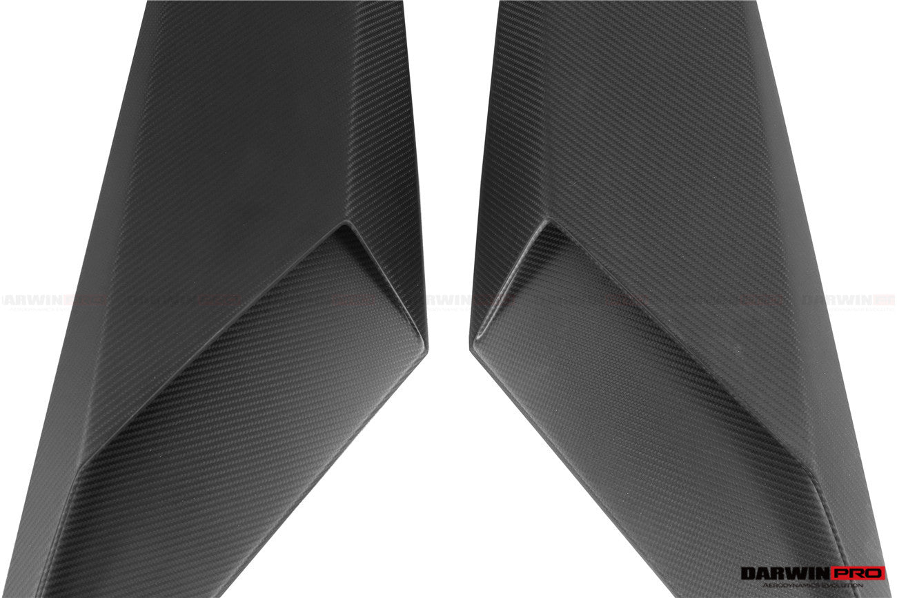 2011 - 2016 Lamborghini Aventador LP700 Coupe & Roadster BKSS Style Carbon Fiber Rear Side Scoops