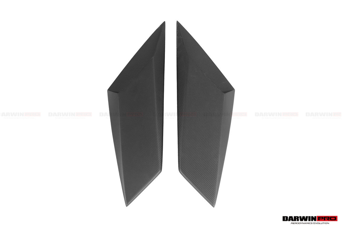 2011 - 2016 Lamborghini Aventador LP700 Coupe & Roadster BKSS Style Carbon Fiber Rear Side Scoops