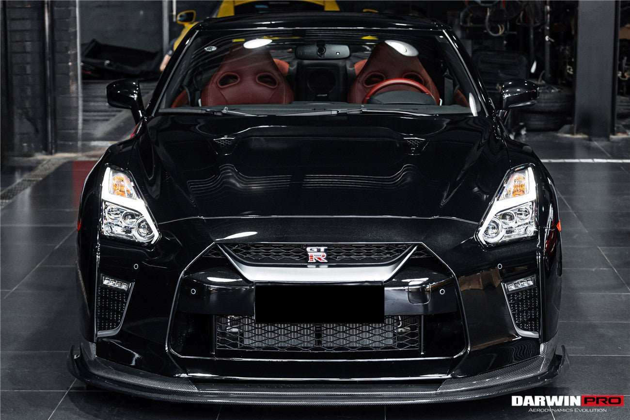2017 - 2022 Nissan GTR R35 EBA BKSS Style Carbon Fiber Front Lip