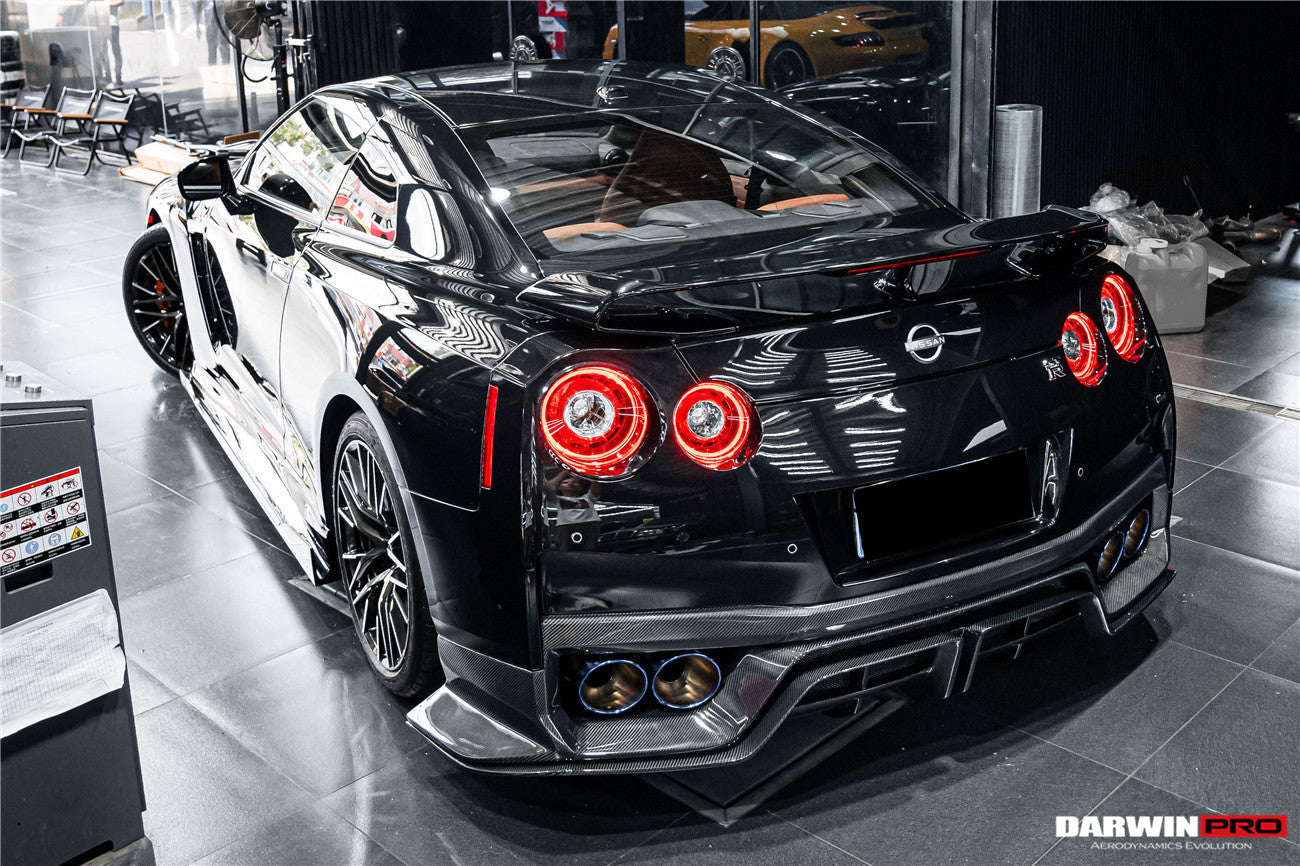 2017 - 2022 Nissan GTR R35 EBA BKSS Style Carbon Fiber Rear Diffuser