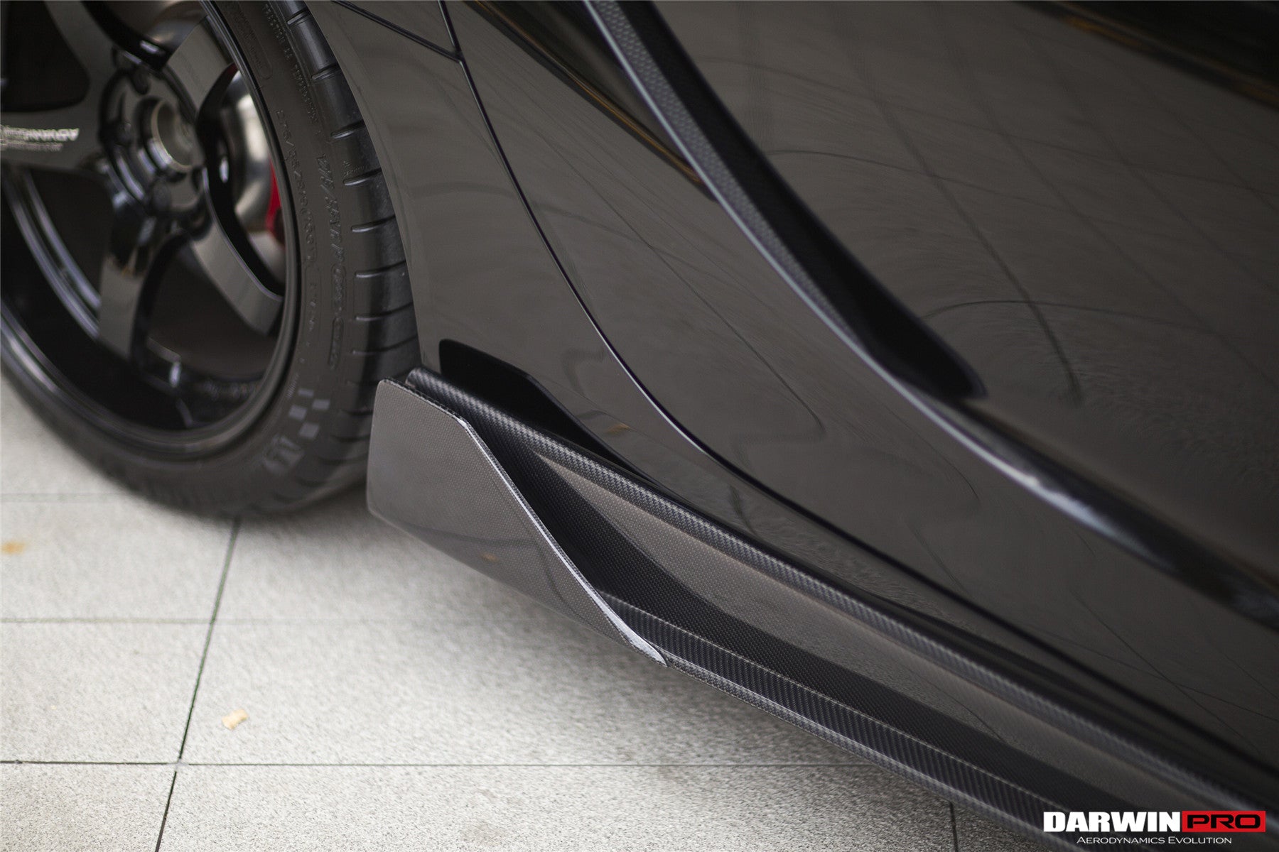 2019 - 2025 Toyota GR Supra (J29 & DB) A90 A91 BKSS Style Carbon Fiber Side Skirts