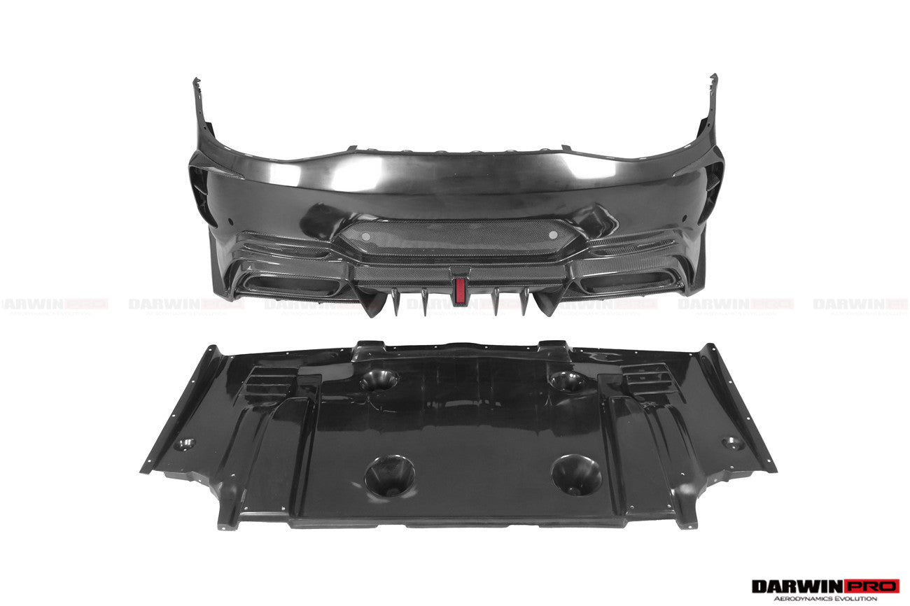2019 - 2024 Mercedes Benz AMG GT50 GT53 GT43 GT63 GT63S 4Door Coupe X290 IMP Performance Ver.2 Part Carbon Fiber Rear Bumper