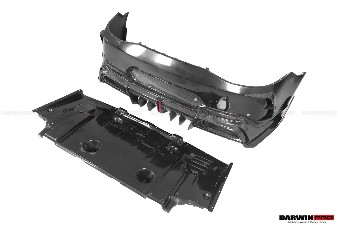 2019 - 2024 Mercedes Benz AMG GT50 GT53 GT43 GT63 GT63S 4Door Coupe X290 IMP Performance Ver.2 Part Carbon Fiber Rear Bumper