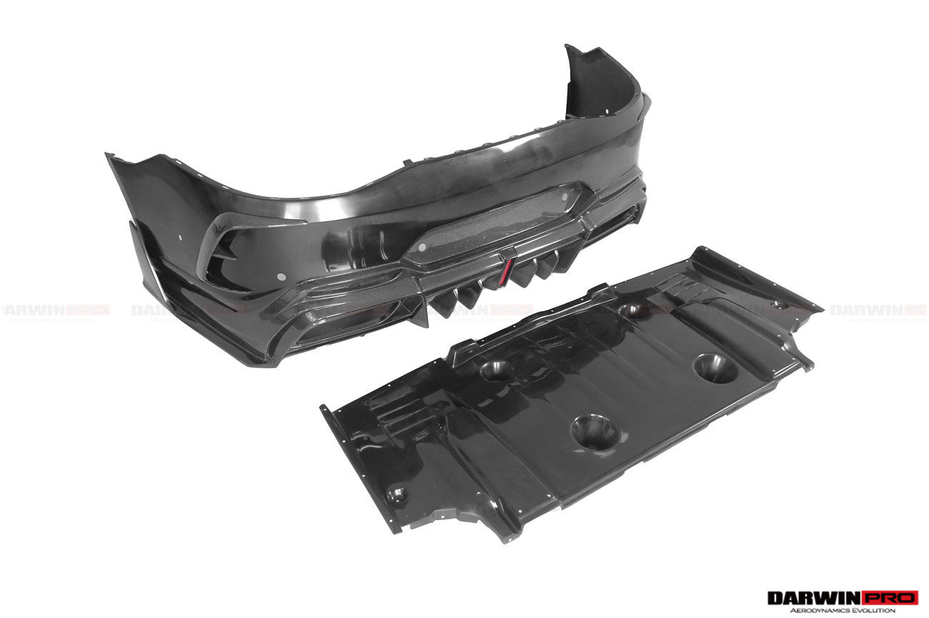2019 - 2024 Mercedes Benz AMG GT50 GT53 GT43 GT63 GT63S 4Door Coupe X290 IMP Performance Ver.2 Part Carbon Fiber Rear Bumper