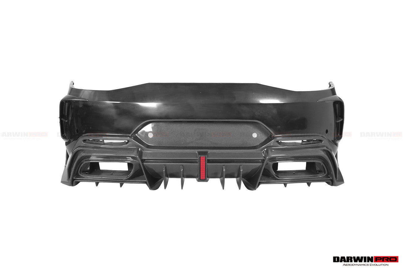 2019 - 2024 Mercedes Benz AMG GT50 GT53 GT43 GT63 GT63S 4Door Coupe X290 IMP Performance Ver.2 Part Carbon Fiber Rear Bumper