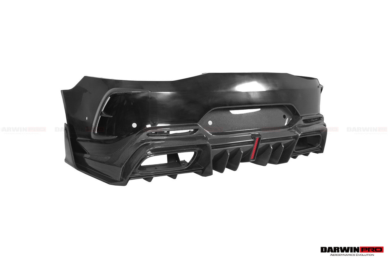 2019 - 2024 Mercedes Benz AMG GT50 GT53 GT43 GT63 GT63S 4Door Coupe X290 IMP Performance Ver.2 Part Carbon Fiber Rear Bumper