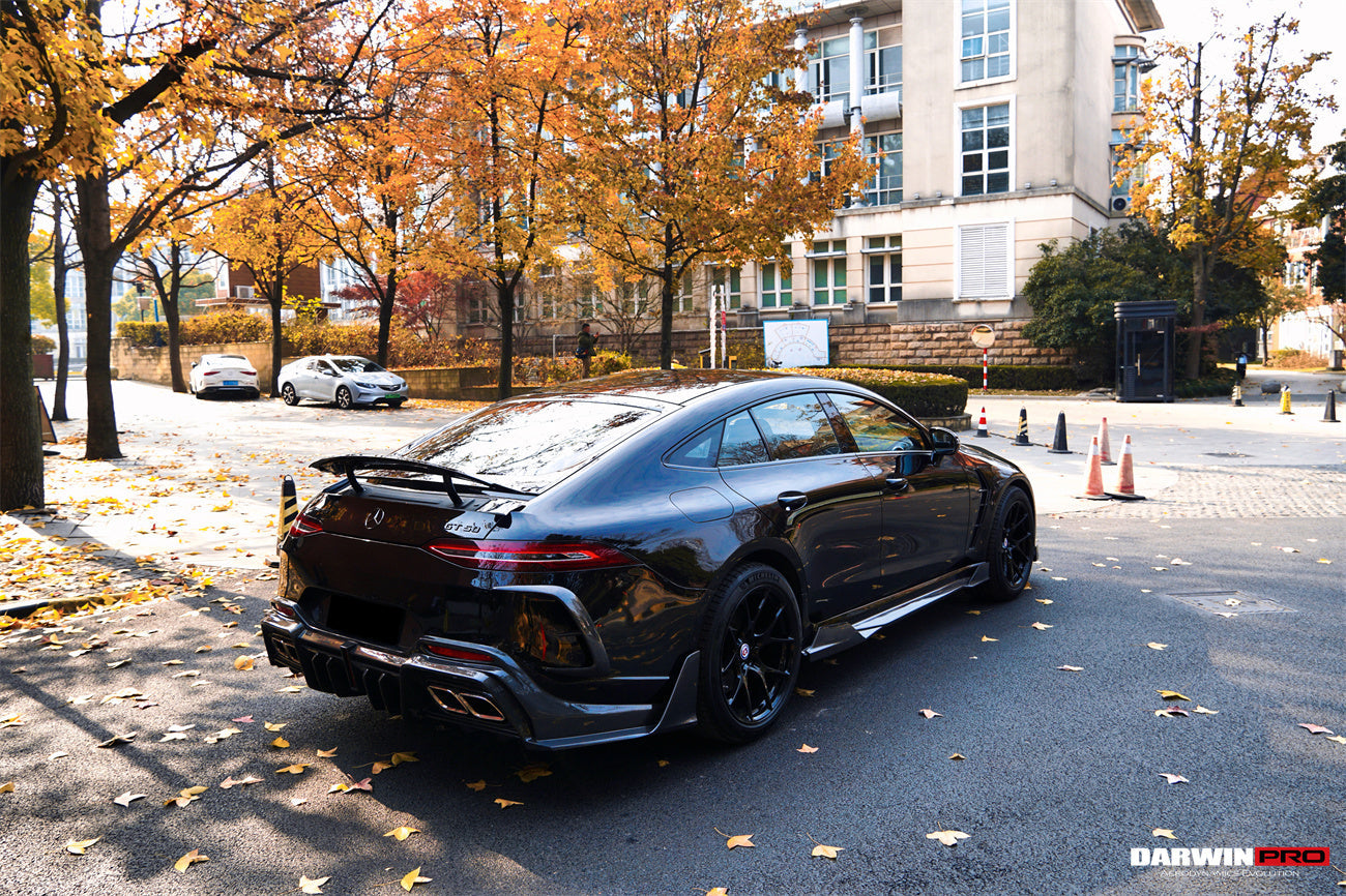 2019 - 2024 Mercedes Benz AMG GT50 GT53 GT43 GT63 GT63S 4Door Coupe X290 IMP Performance Ver.2 Part Carbon Fiber Rear Bumper