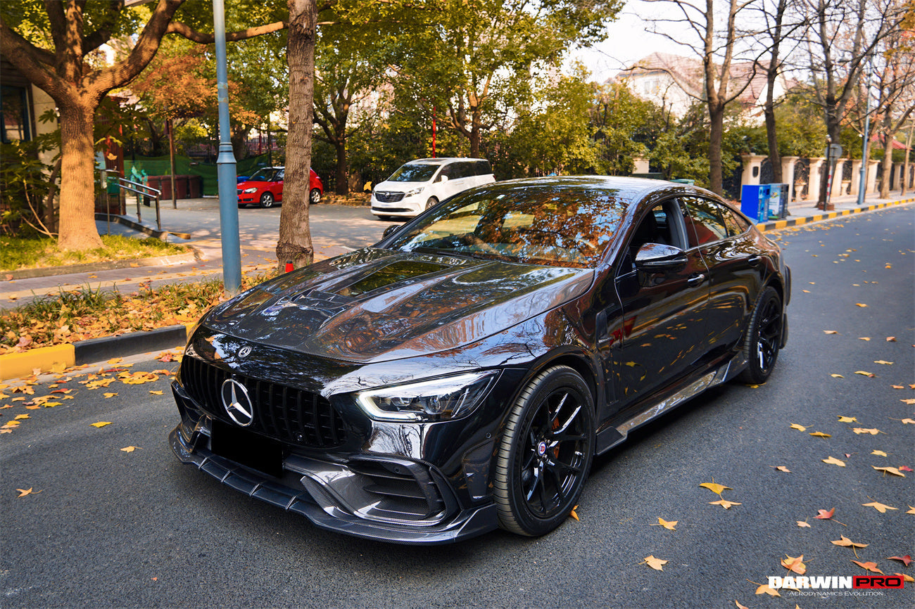 2019 - 2024 Mercedes Benz AMG GT50 GT53 GT43 GT63 GT63S 4Door Coupe X290 IMP Performance Ver.2 Side Skirts