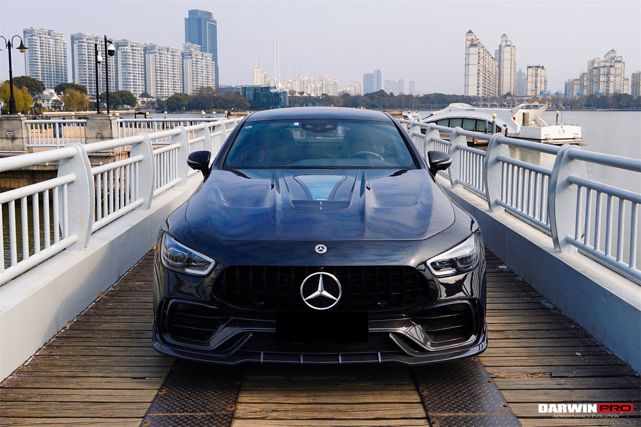 2019 - 2024 Mercedes Benz AMG GT50 GT53 GT43 GT63 GT63S 4Door Coupe X290 IMP Performance Ver.2 Part Carbon Fiber Front Bumper