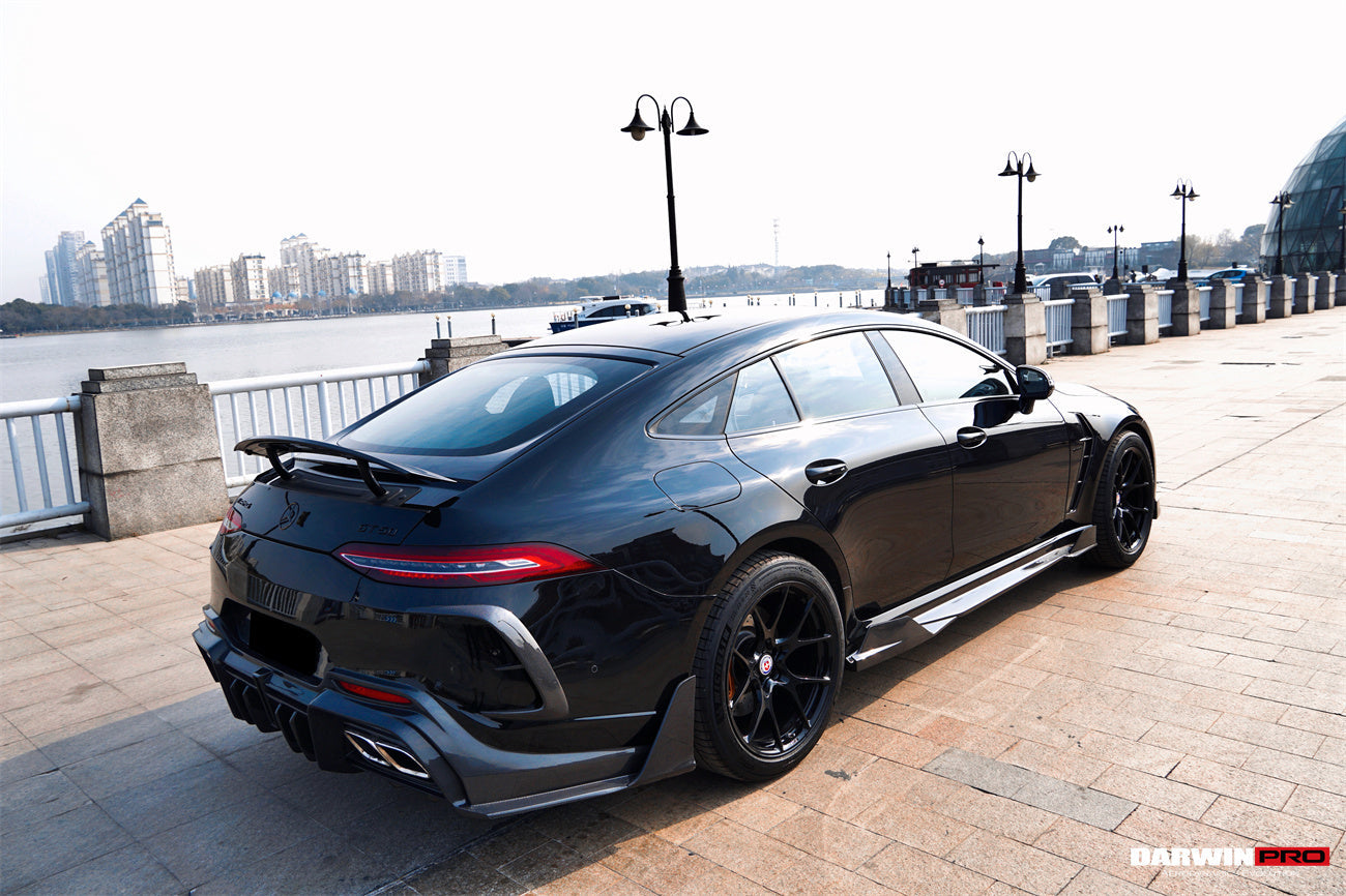 2019 - 2024 Mercedes Benz AMG GT50 GT53 GT43 GT63 GT63S 4Door Coupe X290 IMP Performance Ver.2 Part Carbon Fiber Rear Bumper