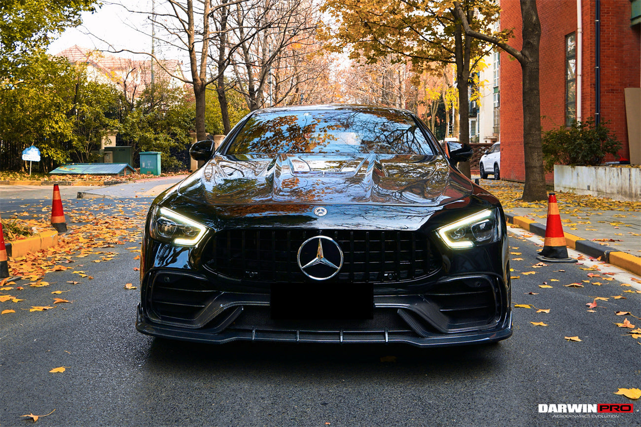 2019 - 2024 Mercedes Benz AMG GT50 GT53 GT43 GT63 GT63S 4Door Coupe X290 IMP Performance Ver.2 Part Carbon Fiber Front Bumper