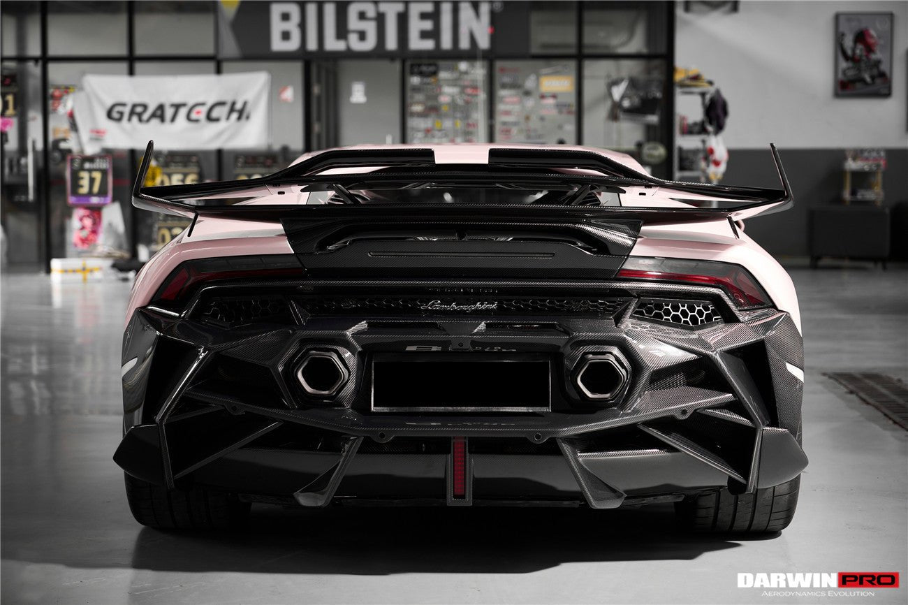 2019 - 2025 Lamborghini Huracan EVO & Tecnica BKSSII Style Rear Bumper