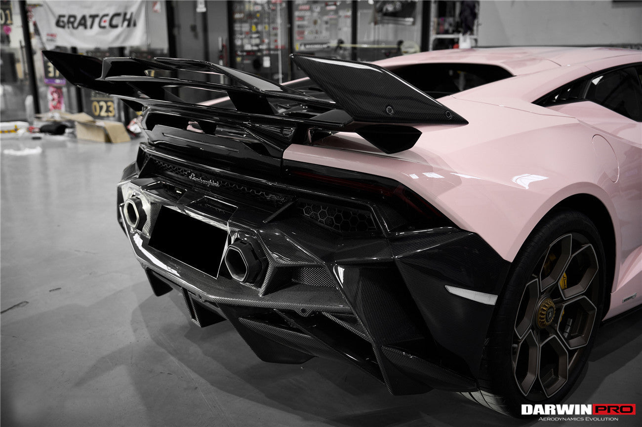 2019 - 2025 Lamborghini Huracan EVO & Tecnica BKSSII Style Rear Bumper