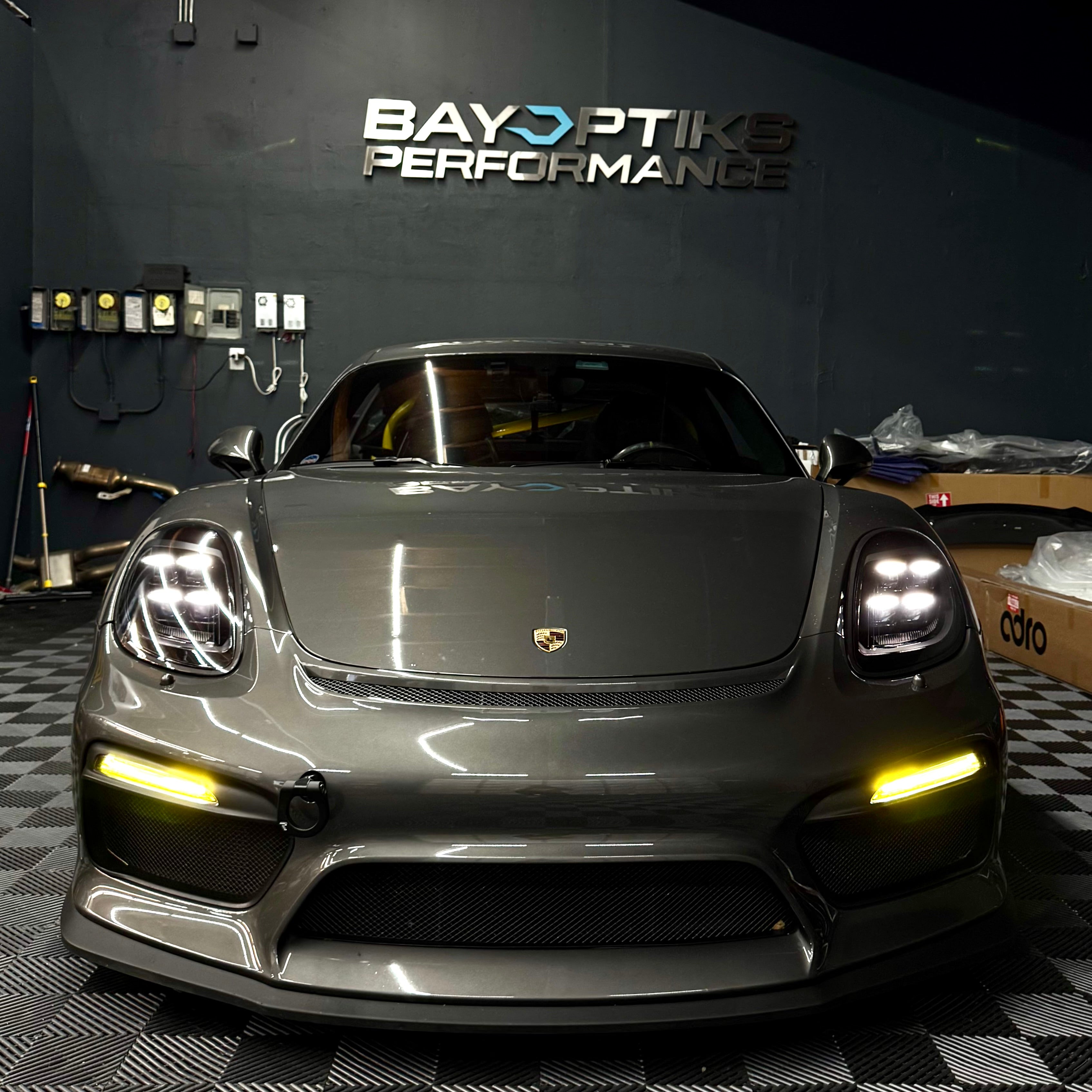 Matrix Style LED Headlights for Porsche 981 Boxster Cayman / GT4 (2013 - 2016)