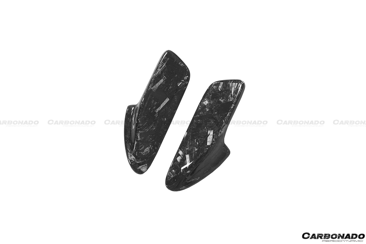 2015 - 2020 Ferrari 488 GTB & Spyder & F8 MSY Style Carbon Fiber Door Handle Cover