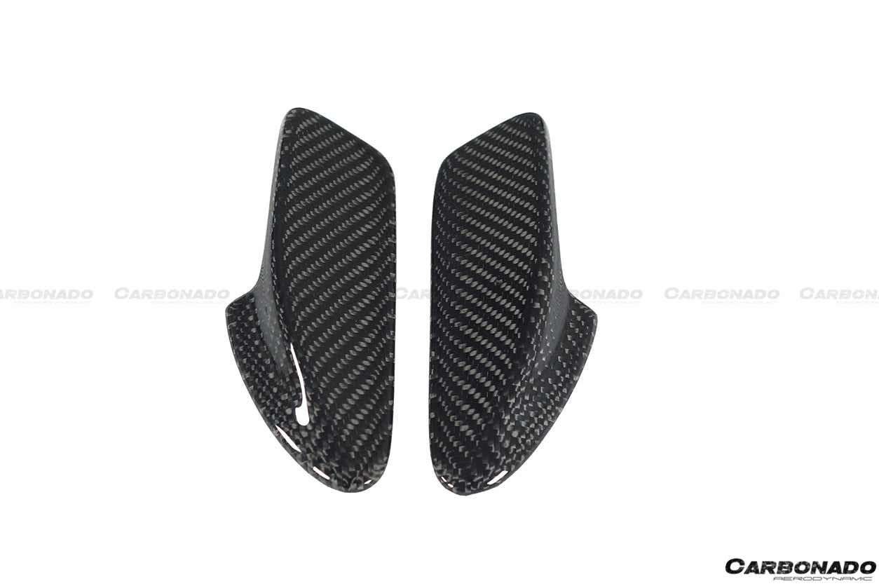 2015 - 2020 Ferrari 488 GTB & Spyder & F8 MSY Style Carbon Fiber Door Handle Cover