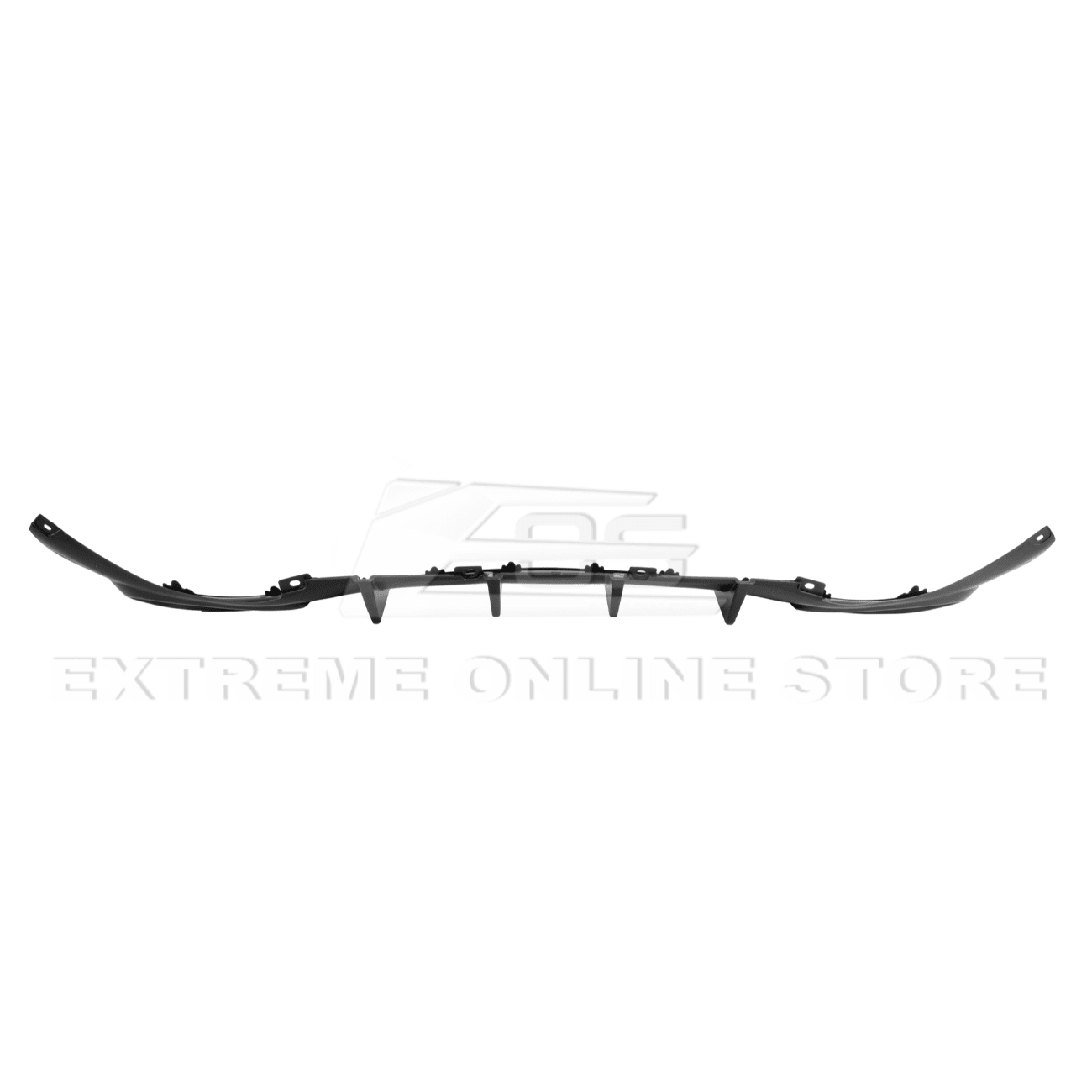 Dodge Charger LD SRT Style Matte Gloss Black Rear Bumper Dual Exhaust Diffuser Base Models 2015-2024
