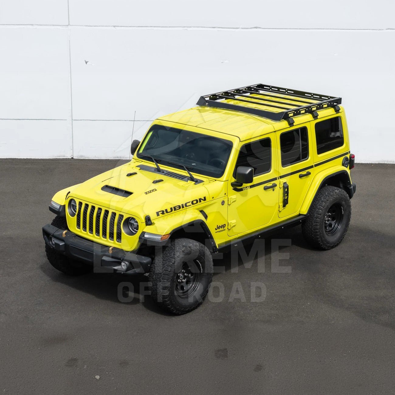 Jeep Wrangler JL Gladiator JT Carbon Steel Black Top Roof Cargo Rack 2018-Up