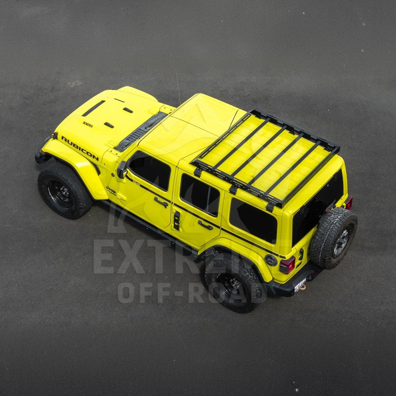 Jeep Wrangler JL Gladiator JT Carbon Steel Black Top Roof Cargo Rack 2018-Up