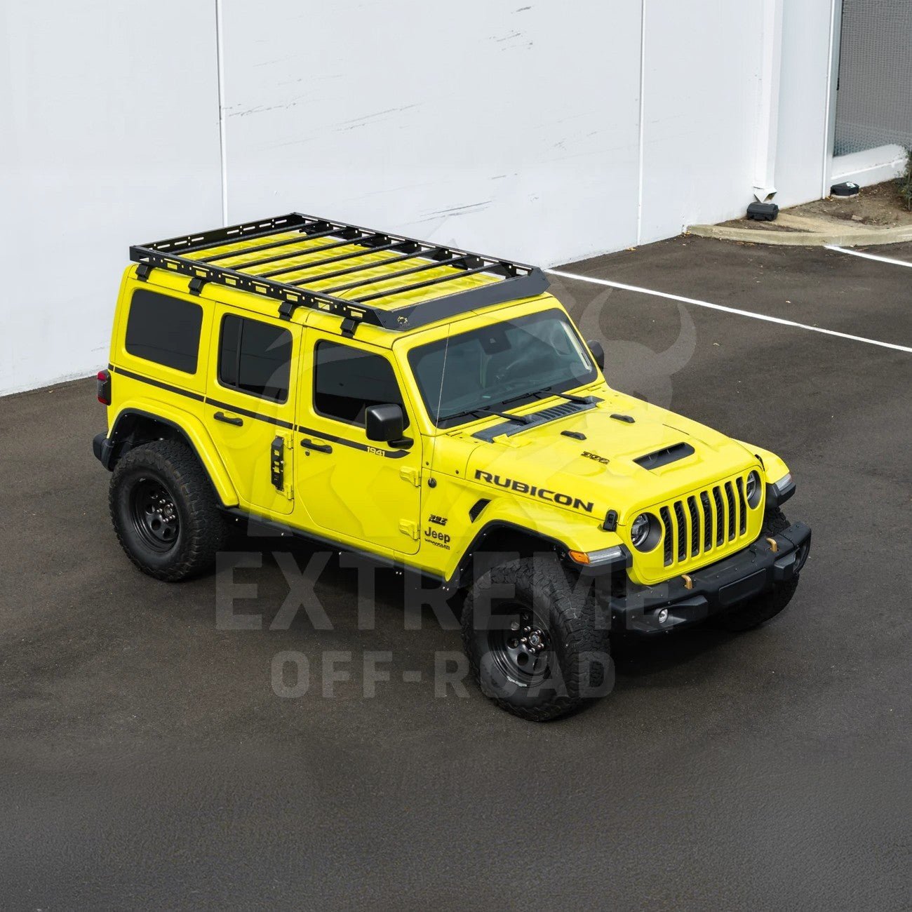 Jeep Wrangler JL Gladiator JT Carbon Steel Black Top Roof Cargo Rack 2018-Up