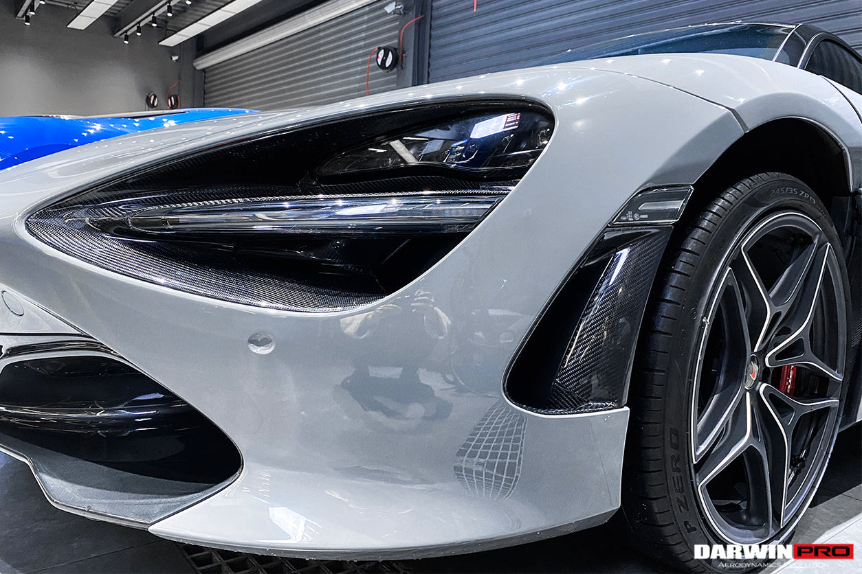 2017 - 2020 McLaren 720s Carbon Fiber Front Bumper Side Air Vents Replacement