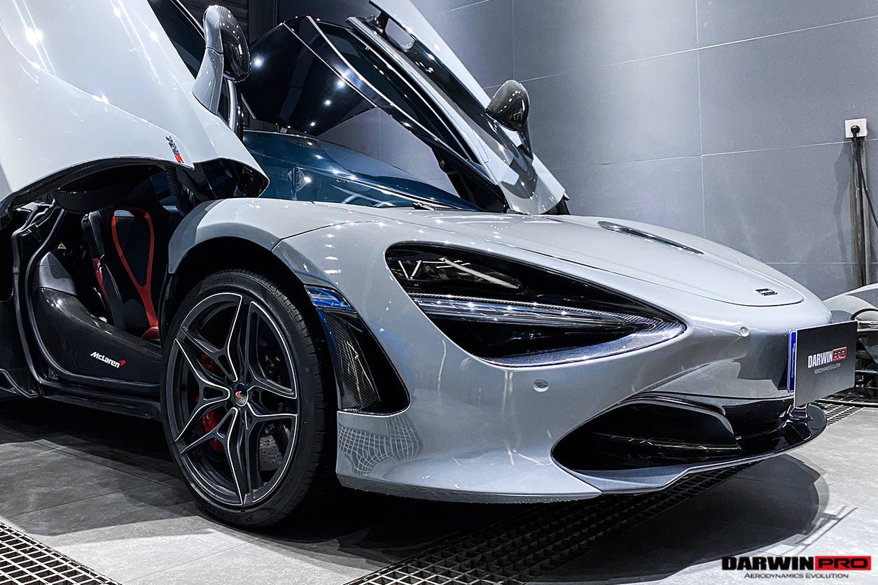 2017 - 2020 McLaren 720S Carbon Fiber Front Bumper Side Air Vents Replacement