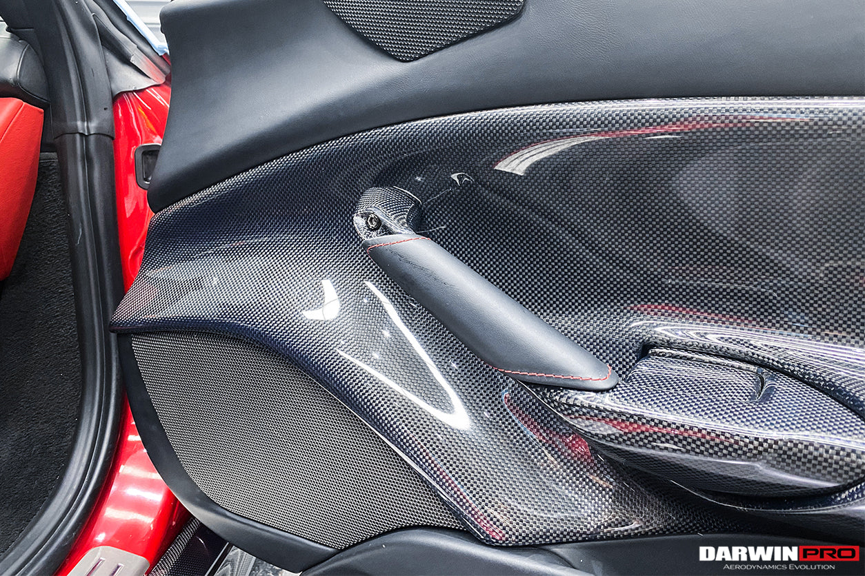 2015 - 2020 Ferrari 488 GTB & Spyder Carbon Fiber Door Panel Interior
