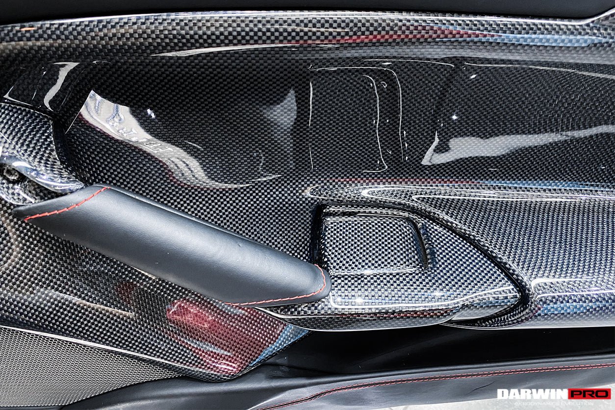 2015 - 2020 Ferrari 488 GTB & Spyder Carbon Fiber Door Panel Interior