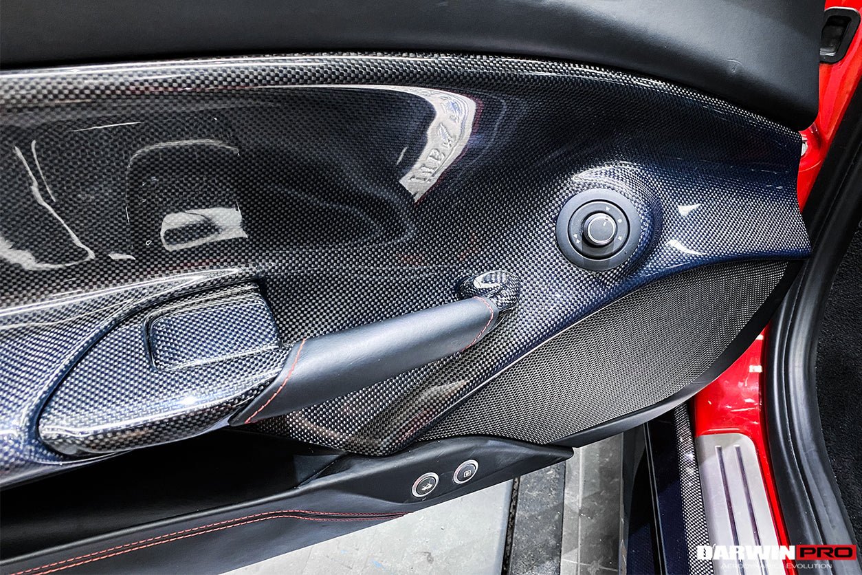 2015 - 2020 Ferrari 488 GTB & Spyder Carbon Fiber Door Panel Interior