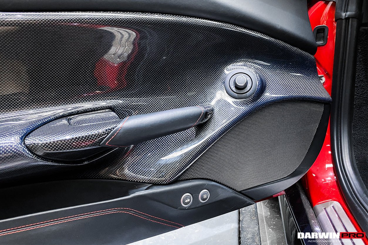 2015 - 2020 Ferrari 488 GTB & Spyder Carbon Fiber Door Panel Interior