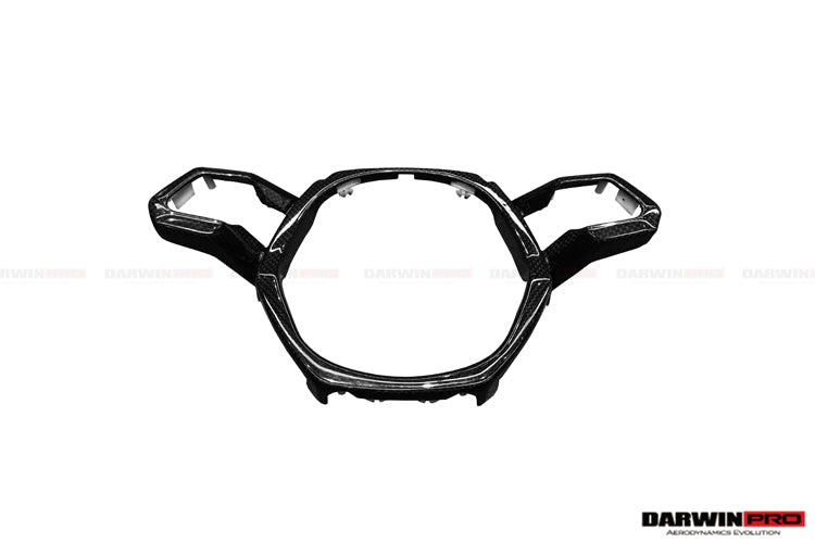 2015 - 2023 Lamborghini Huracan LP610 & LP580 & EVO Autoclave Carbon Fiber Center Steering Wheel Trim