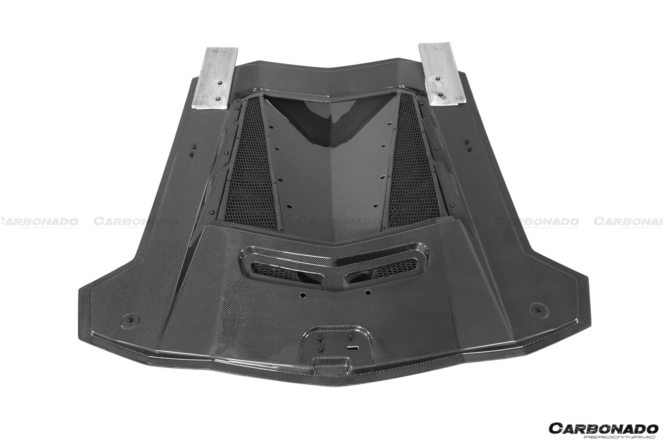 2011 - 2016 Lamborghini Aventador LP700 LP740 Coupe DC Style Carbon Fiber Engine Trunk