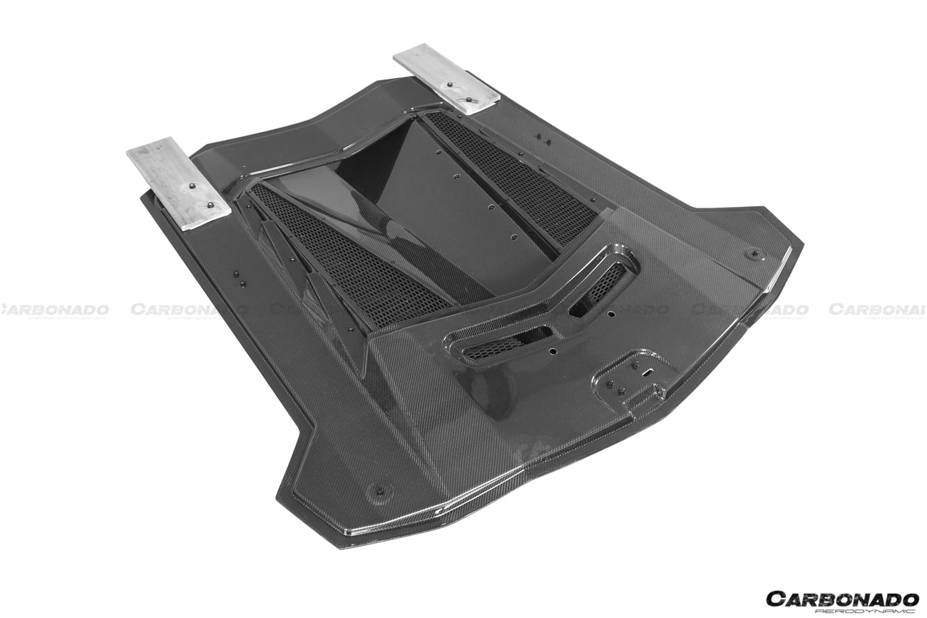 2011 - 2016 Lamborghini Aventador LP700 LP740 Coupe DC Style Carbon Fiber Engine Trunk