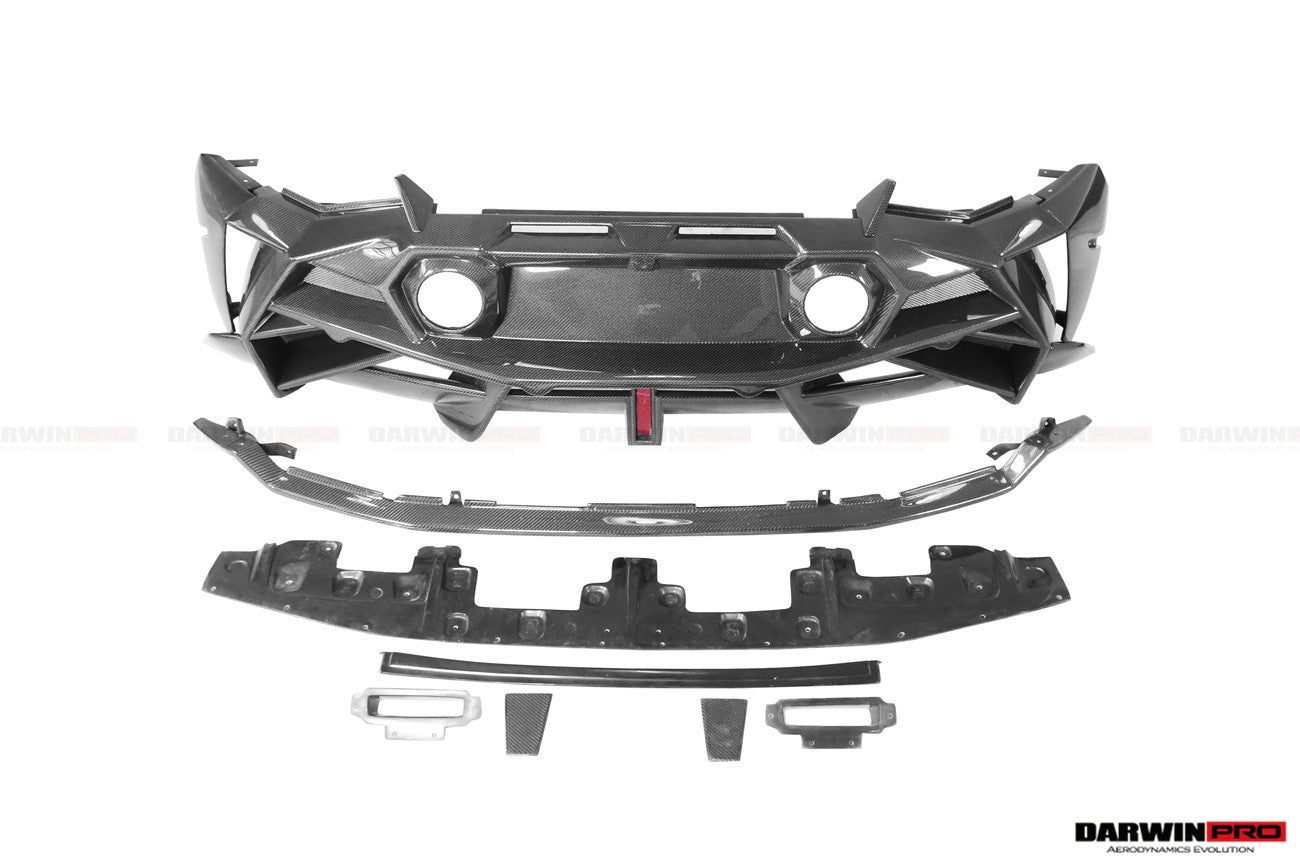 2019 - 2025 Lamborghini Huracan EVO & Tecnica BKSSII Style Rear Bumper