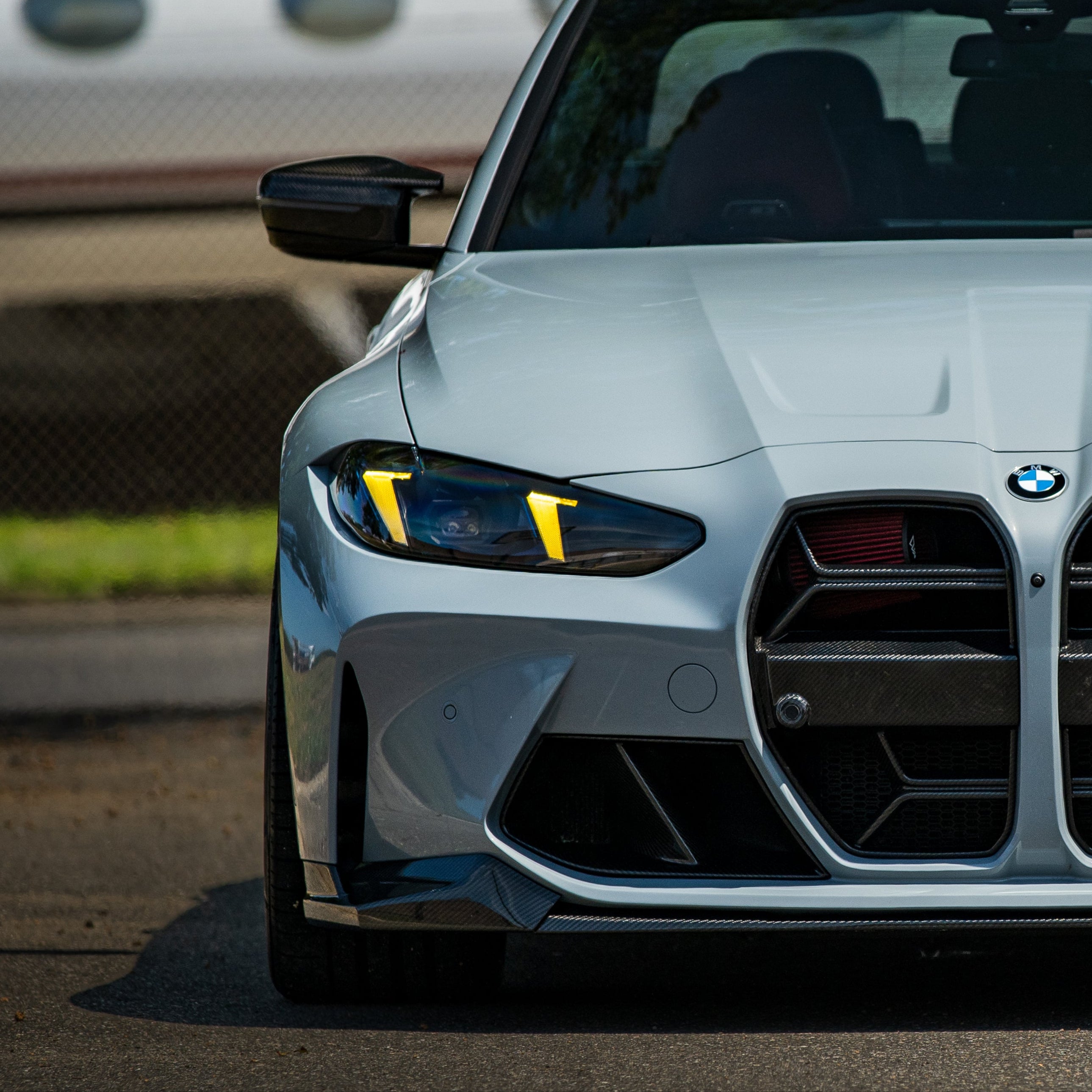 G8X G80 M3 G82 M4 G22 4 Series Complete Snake Eyes Style Headlights CSL YELLOW/WHITE 2021 - 2024
