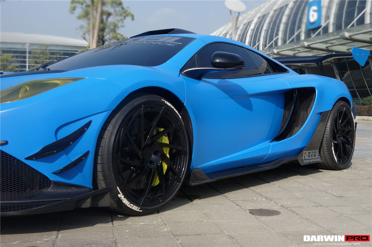 2011 - 2014 McLaren MP4 12C Rebel Performance Style Partial Carbon Fiber Full Body Kit