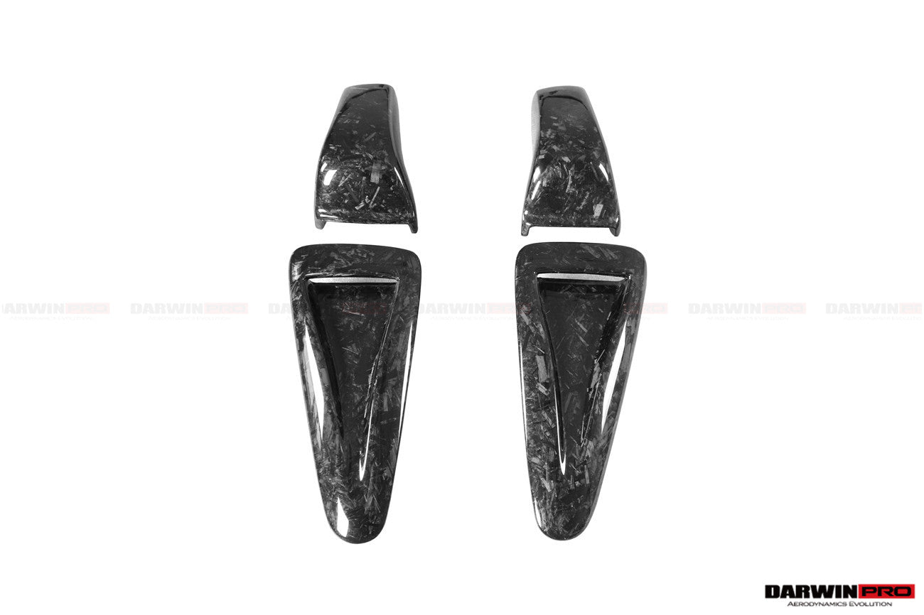 2008 - 2022 Nissan GTR R35 CBA & DBA & EBA Carbon Fiber Hood Scoop (4 PCS)