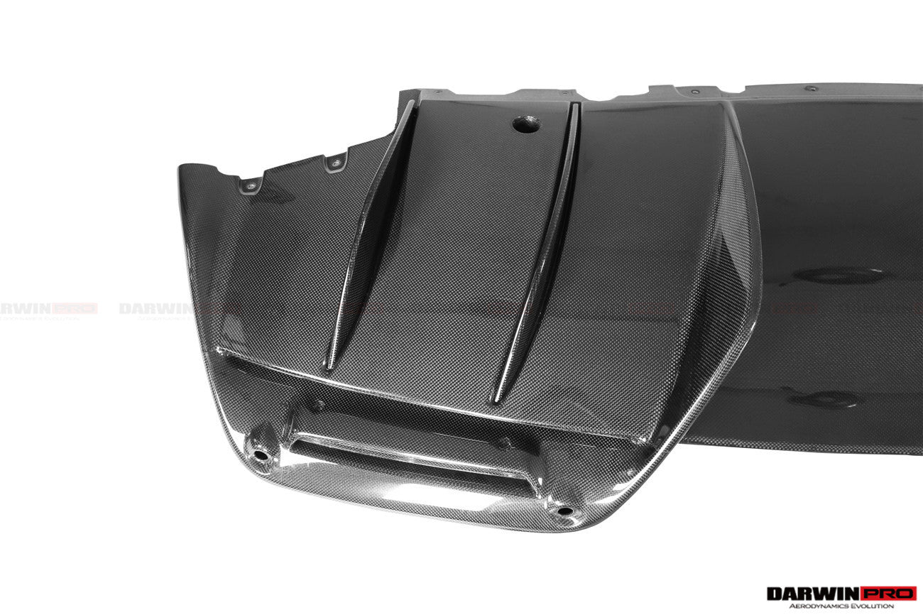 2022 - 2025 Ferrari 296 GTB (Type F171) OE Style Carbon Fiber Rear Bumper w/ Diffuser