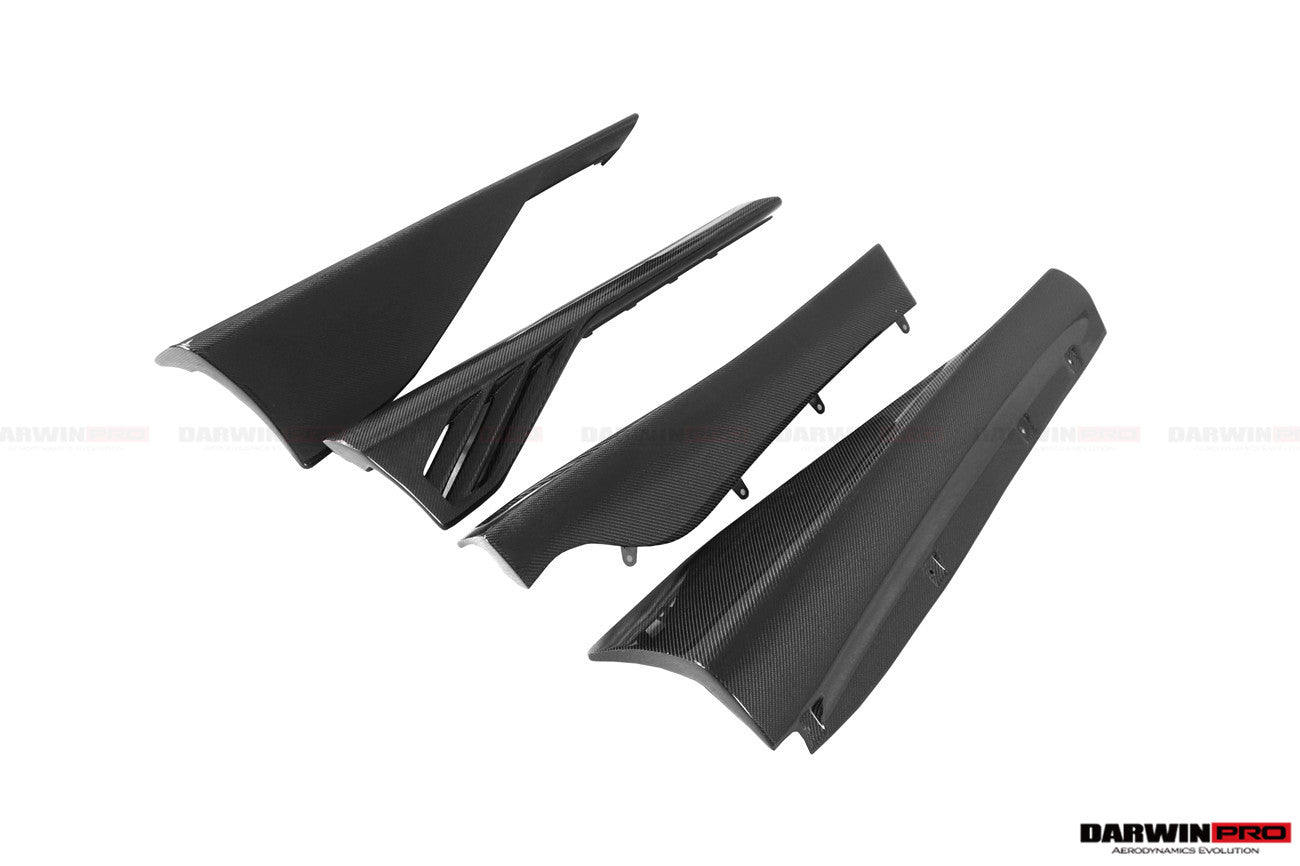 2015 - 2021 McLaren 600lt 540C 570S BKSS Style Cabon Fiber Side Skirts Under Board