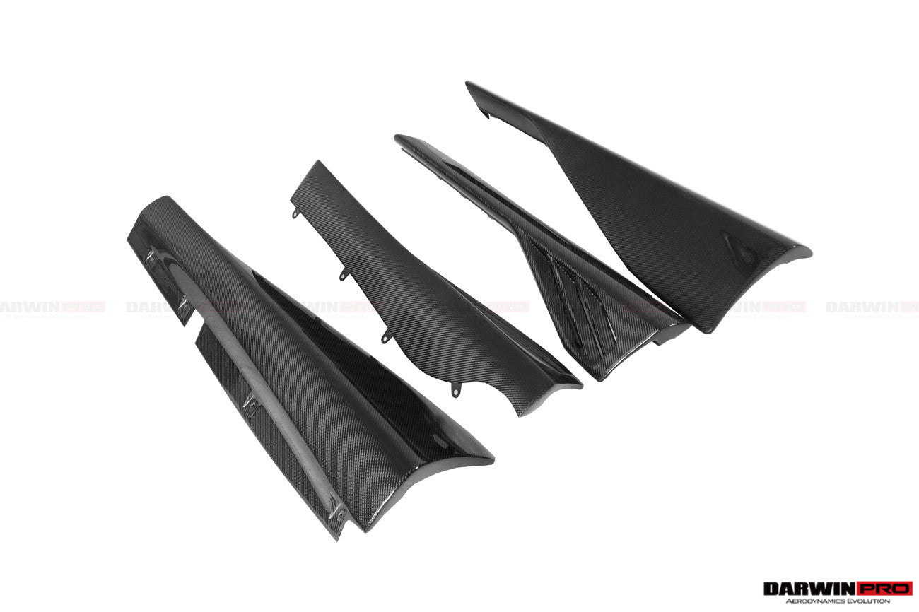 2015 - 2021 McLaren 600lt 540C 570S BKSS Style Cabon Fiber Side Skirts Under Board