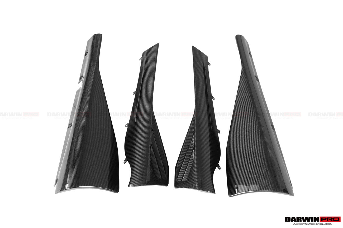 2015 - 2021 McLaren 600lt 540C 570S BKSS Style Cabon Fiber Side Skirts Under Board